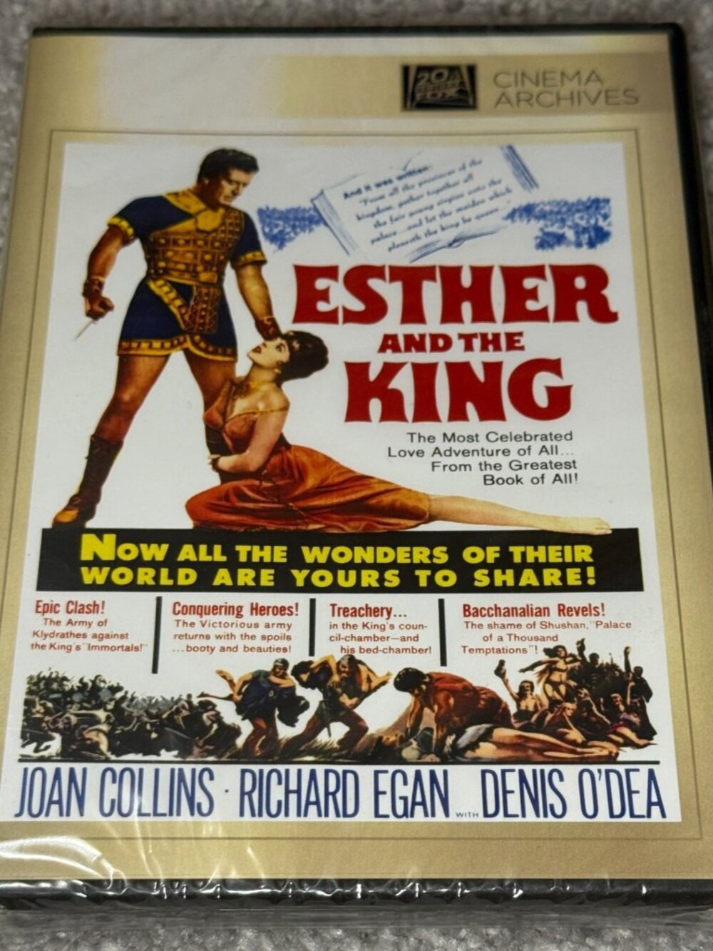 Esther And The King (DVD) Denis O'Dea Joan Collins Richard Egan Rik Battaglia